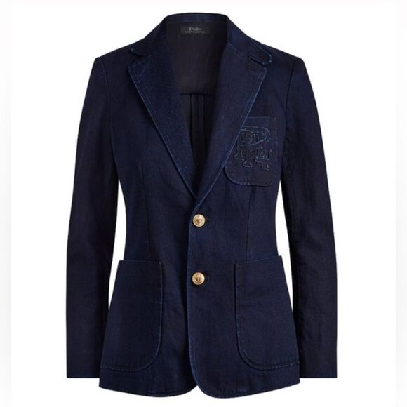 Blue Denim Signature Pocket Slim Blazer Jacket 4
Polo Ralph Lauren - Picture 1 of 7